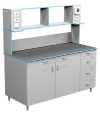 Стол пристенный для работы стоя СЛП НВК 1500 КГ (1500x700x1650)