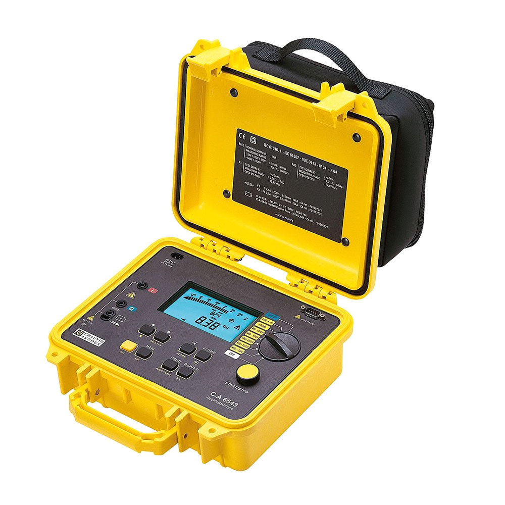 Сhauvin Аrnoux 6543 - мегаомметр цифровой, 1 кВ, 4 ТОм, RS-232